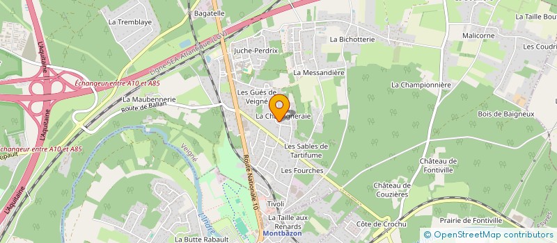 localisation de l'entreprise FROGERIE DISTRIBUTION  VEIGNE