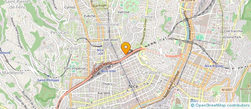 localisation de l'entreprise FROGG ARCHITECTES  NICE