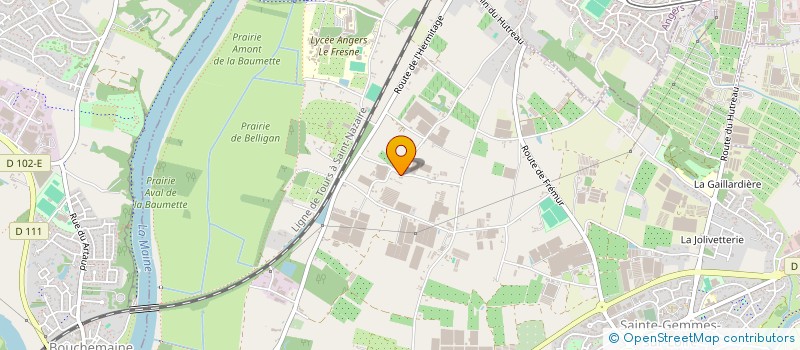 localisation de l'entreprise FROGIMMO  SAINTE-GEMMES-SUR-LOIRE