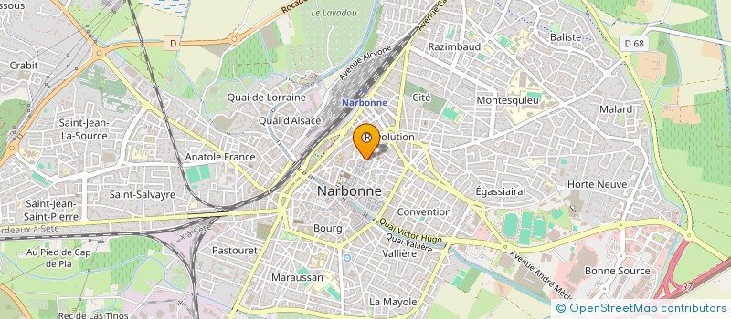localisation de l'entreprise FROGS à NARBONNE