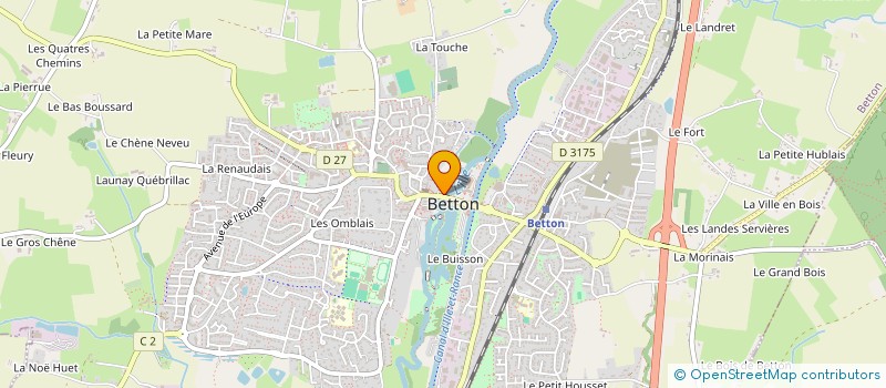 localisation de l'entreprise FROGUIMY à BETTON