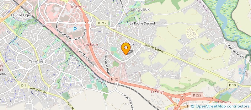 localisation de l'entreprise FROID 22  LANGUEUX