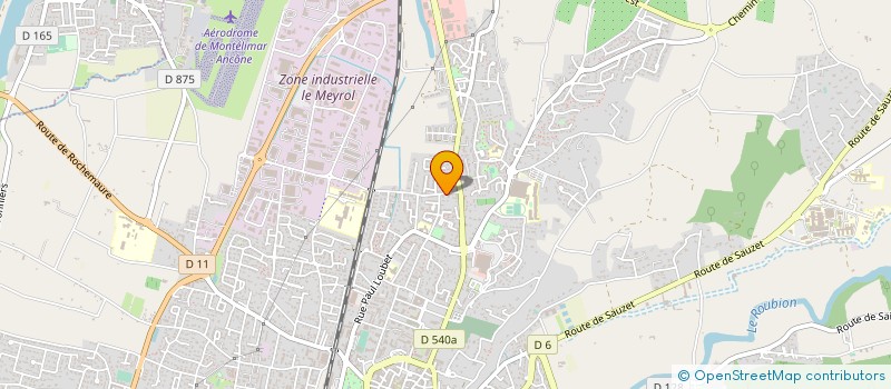 localisation de l'entreprise FROID 26 07 à MONTELIMAR