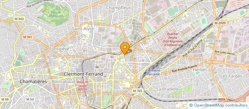 localisation de l'entreprise FROID 63  CLERMONT-FERRAND