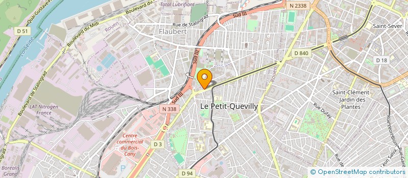 localisation de l'entreprise FROID 7HM à LE PETIT-QUEVILLY