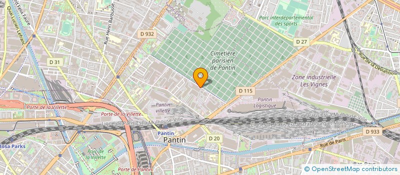 localisation de l'entreprise FROID AIR CONDITIONE à PANTIN