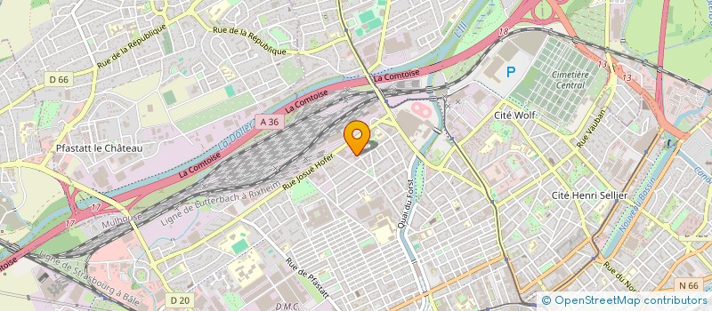 localisation de l'entreprise FROID AKPOLAT à MULHOUSE