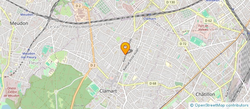 localisation de l'entreprise FROID AUTO REGULE INDUSTRIES à CLAMART