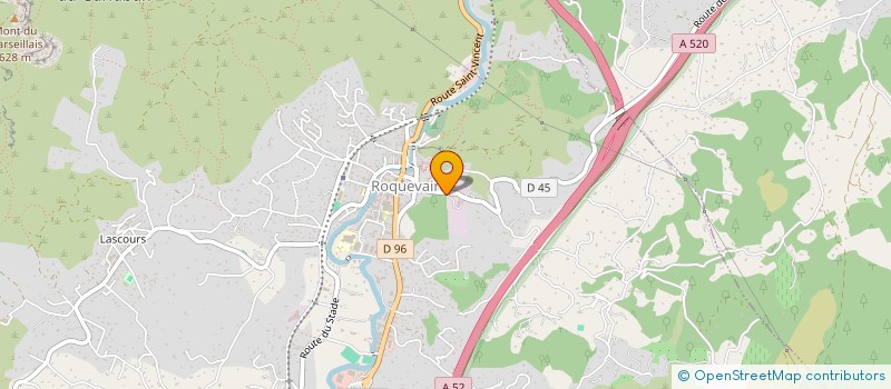 localisation de l'entreprise FROID AZUR PROVENCE à ROQUEVAIRE