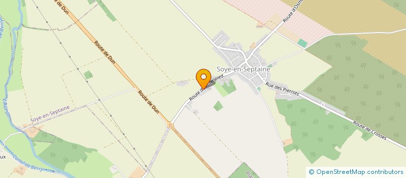 localisation de l'entreprise FROID CENTRE SARL  SOYE-EN-SEPTAINE