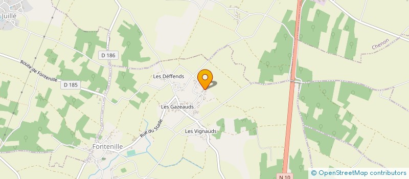 localisation de l'entreprise FROID CHARENTE ASSISTANCE à FONTENILLE