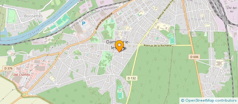 localisation de l'entreprise FROID CHAUD CONFORT à DAMMARIE-LES-LYS