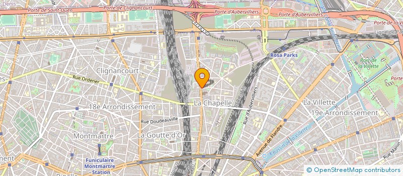 localisation de l'entreprise FROID CHAUD CUISINES PROFESSIONNELLES à PARIS