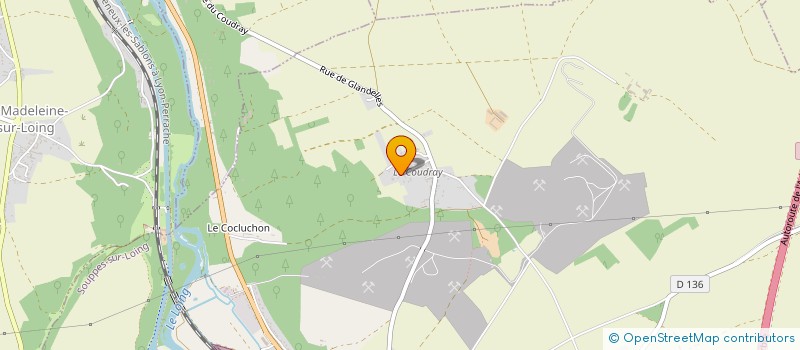 localisation de l'entreprise FROID'CLIM...  SOUPPES-SUR-LOING