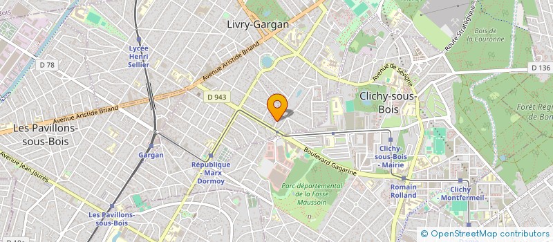 localisation de l'entreprise FROID CLIM à LIVRY-GARGAN