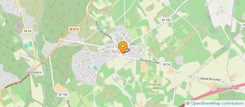 localisation de l'entreprise FROID CLIM ATMOSPHERE  SAINT-GENIES-DES-MOURGUES