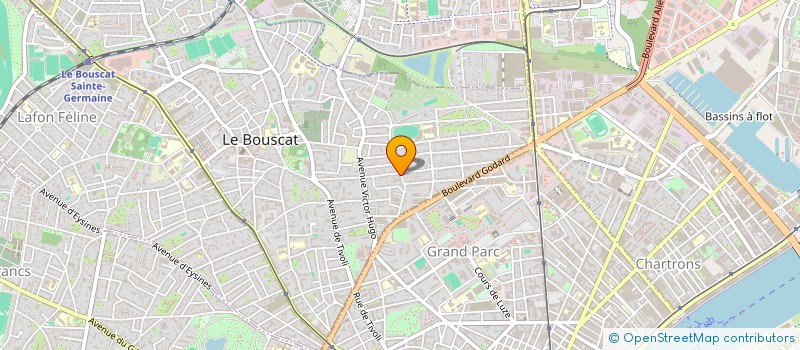 localisation de l'entreprise FROID CLIM'CUISINE à LE BOUSCAT