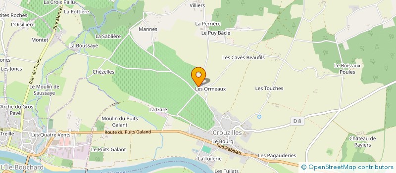 localisation de l'entreprise FROID-CLIM-SERVICES à CROUZILLES