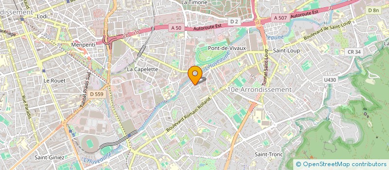 localisation de l'entreprise FROID CLIMATISATION CRUCIA à MARSEILLE