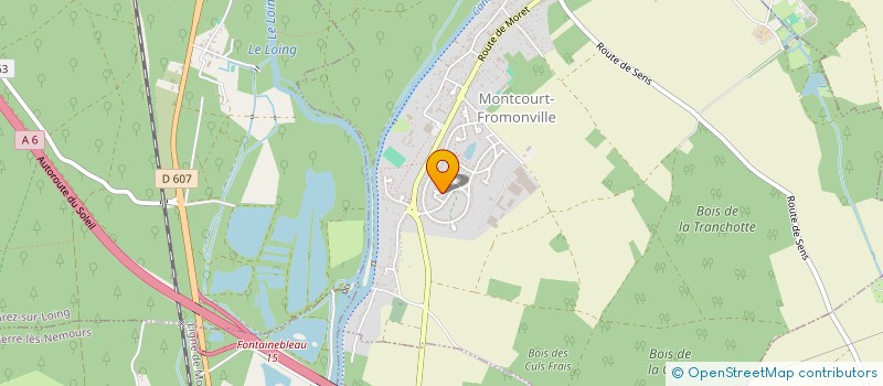 localisation de l'entreprise FROID CLIMATISATION GRANDES CUISINES à MONTCOURT-FROMONVILLE