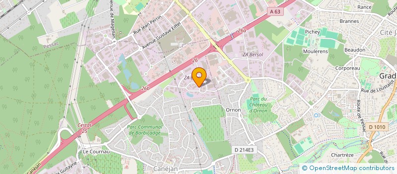 localisation de l'entreprise FROID CLIMATISATION SYSTEM à CANEJAN
