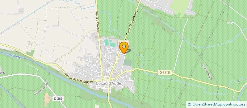 localisation de l'entreprise FROID COMMERCIAL ET INDUSTRIEL à CUXAC-D'AUDE