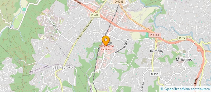 localisation de l'entreprise FROID DIFFUSION  MOUGINS