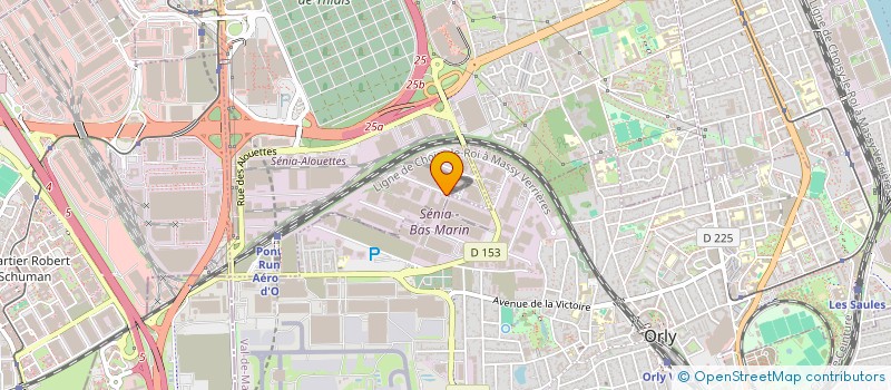 localisation de l'entreprise FROID DISTRIBUTION MULTI MODAL SYSTEME  THIAIS