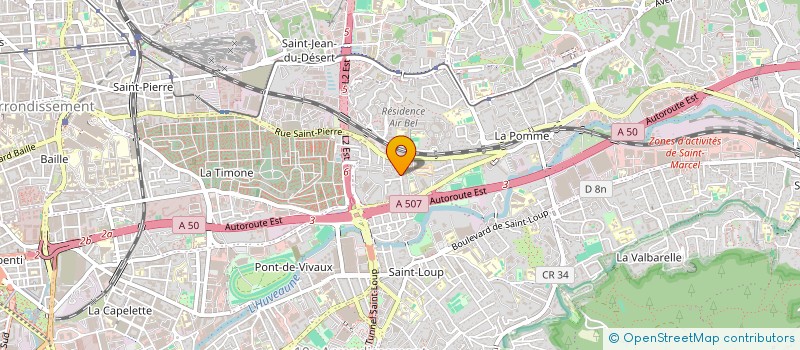 localisation de l'entreprise FROID DU MIDI  MARSEILLE