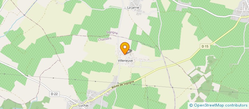 localisation de l'entreprise FROID'ELECTRO  CHASSORS