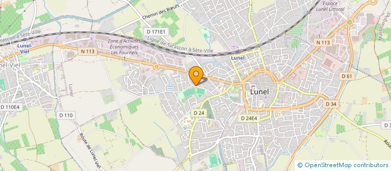 localisation de l'entreprise FROID ENERGIE CONSULTING à LUNEL