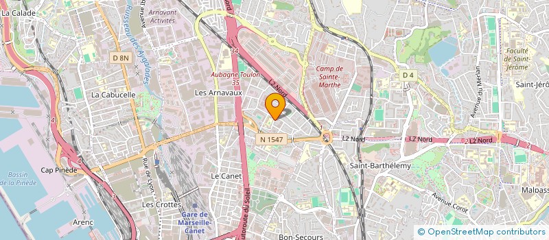localisation de l'entreprise FROID ENERGIE TELEGEST SYSTEME IMPORT à MARSEILLE 14EME