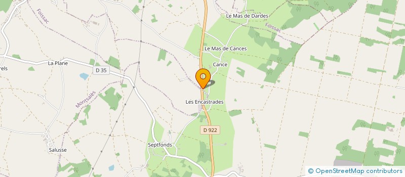 localisation de l'entreprise FROID ET CLIMATISATION S. VILA  VILLENEUVE