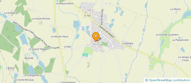 localisation de l'entreprise FROID ET ELECTRICITE CHOLETAIS à CHEMILLE-EN-ANJOU