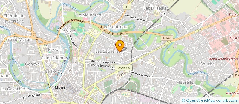 localisation de l'entreprise FROID ET MACHINES à NIORT