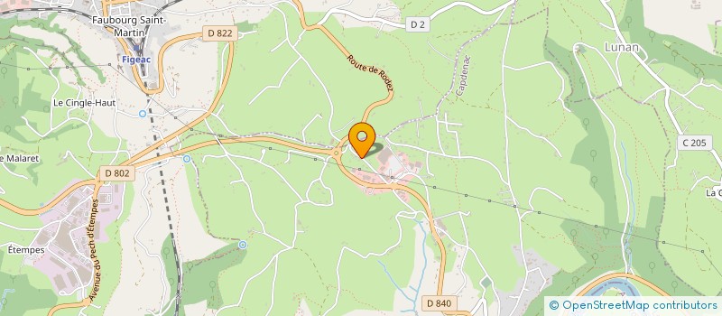 localisation de l'entreprise FROID ET MACHINES DU HAUT QUERCY à CAPDENAC