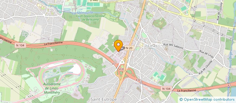 localisation de l'entreprise FROID ET REGULATION  LINAS