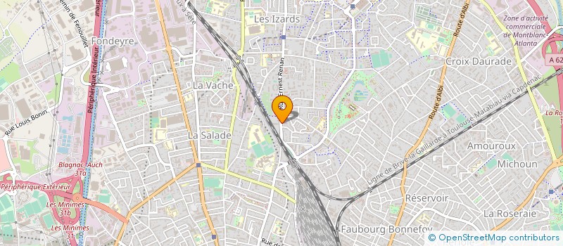 localisation de l'entreprise FROID ET TECHNOLOGIE ETS GALINDO ET CIE à TOULOUSE