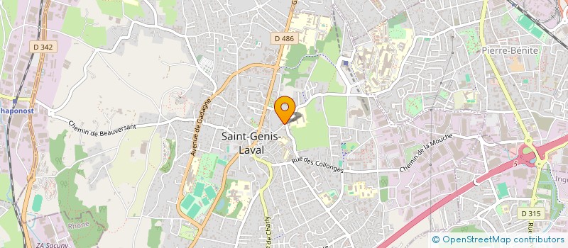 localisation de l'entreprise FROID GALDA à SAINT-GENIS-LAVAL