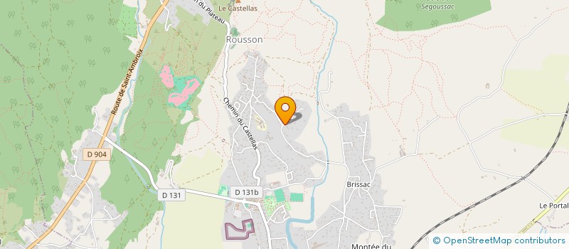 localisation de l'entreprise FROID GRANDE CUISINE CEVENOLE  ROUSSON