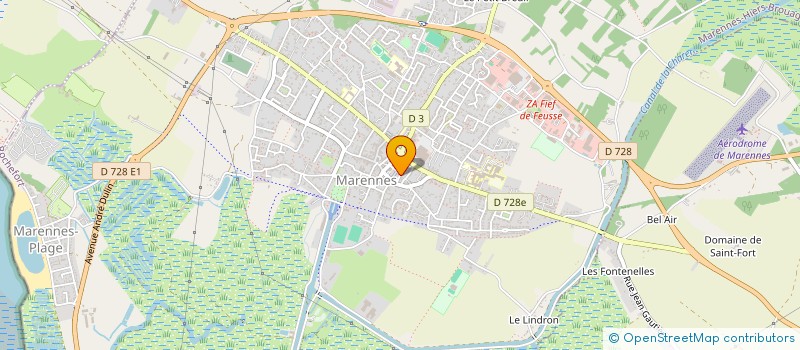 localisation de l'entreprise FROID HITECH SARL à MARENNES-HIERS-BROUAGE