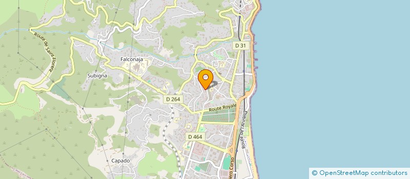 localisation de l'entreprise FROID INNOVATION à BASTIA