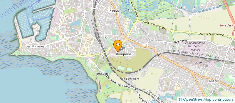 localisation de l'entreprise FROID LITTORAL  LA ROCHELLE