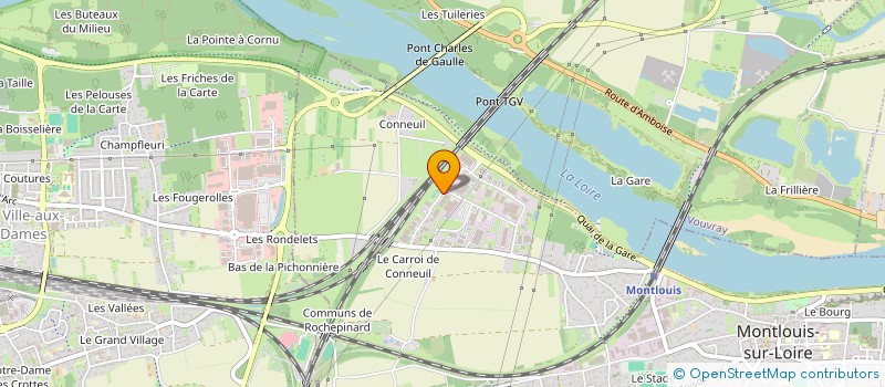 localisation de l'entreprise FROID MACHINE CUISINE TOURS  MONTLOUIS-SUR-LOIRE