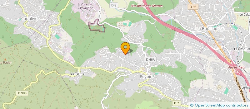localisation de l'entreprise FROID MASSILIA  PEYPIN
