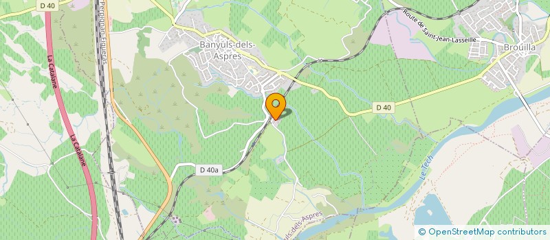 localisation de l'entreprise FROID ROUSSILLONNAIS S.N. à BANYULS-DELS-ASPRES