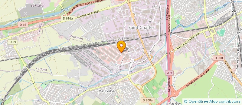 localisation de l'entreprise FROID ROUTIER CATALAN à PERPIGNAN