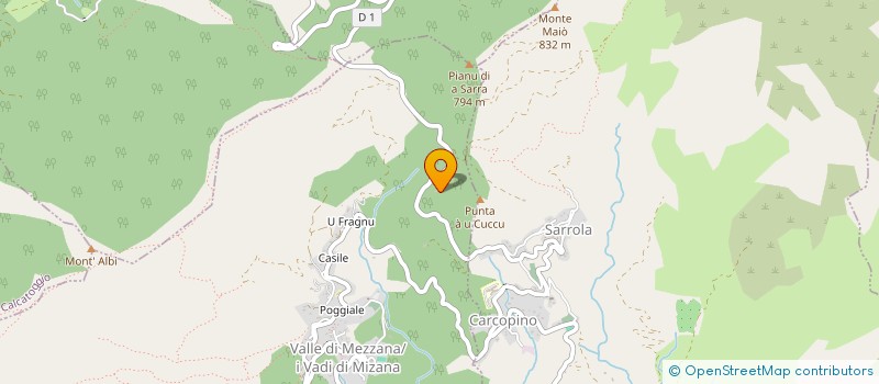 localisation de l'entreprise FROID SERVICES 2A à SARROLA-CARCOPINO