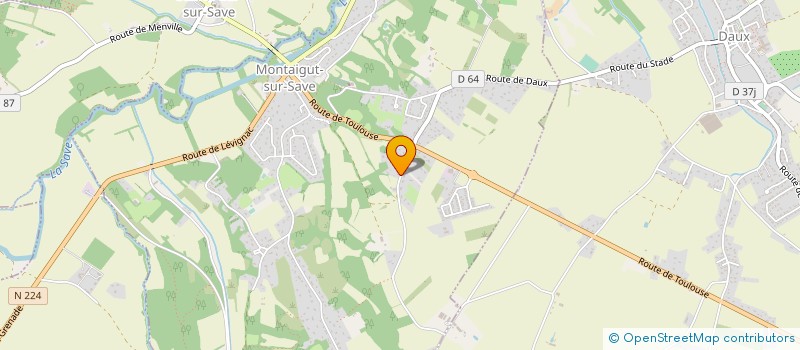 localisation de l'entreprise FROID SERVICES GARONNAIS à MONTAIGUT-SUR-SAVE