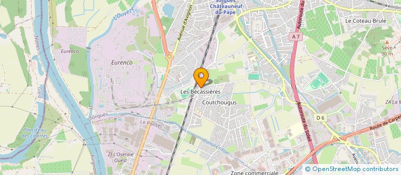 localisation de l'entreprise FROID TECH ENERGIE 84  SORGUES